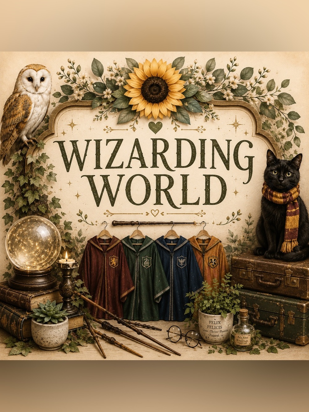 Harry Potter Merchandise Closet Sign
